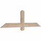 Ekena Millwork Eugene Smooth Timber Gable Bracket, Douglas Fir, 48"W x 14"H x 1 1/2"D x 3 1/2"F, 7/12 Pitch GBW048X14X0204EUG00SDF - alternate 4